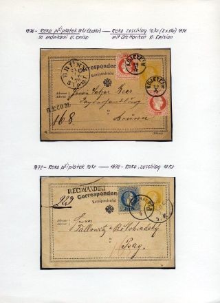 AUSTRIA: POSTAL STATIONERY 1867-1918 – sheet 33