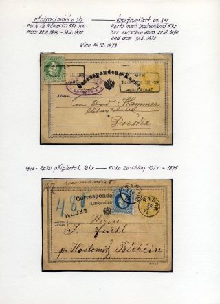 AUSTRIA: POSTAL STATIONERY 1867-1918 – sheet 35