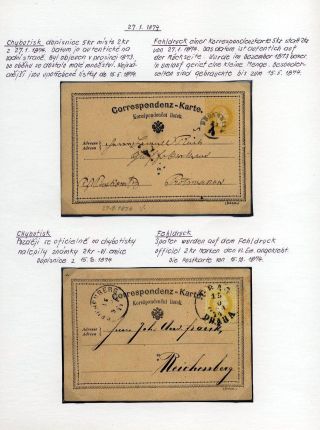 AUSTRIA: POSTAL STATIONERY 1867-1918 – sheet 36