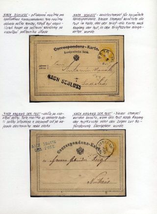 AUSTRIA: POSTAL STATIONERY 1867-1918 – sheet 40