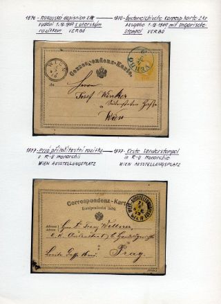 AUSTRIA: POSTAL STATIONERY 1867-1918 – sheet 41