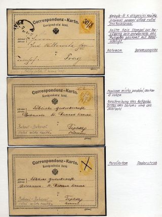 AUSTRIA: POSTAL STATIONERY 1867-1918 – sheet 42