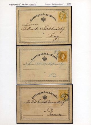 AUSTRIA: POSTAL STATIONERY 1867-1918 – sheet 44