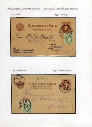 AUSTRIA: POSTAL STATIONERY 1867-1918 – sheet 54