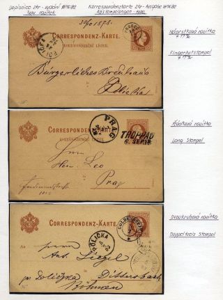 AUSTRIA: POSTAL STATIONERY 1867-1918 – sheet 61