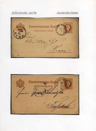 AUSTRIA: POSTAL STATIONERY 1867-1918 – sheet 62