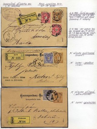 AUSTRIA: POSTAL STATIONERY 1867-1918 – sheet 66