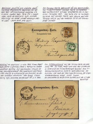 AUSTRIA: POSTAL STATIONERY 1867-1918 – sheet 68