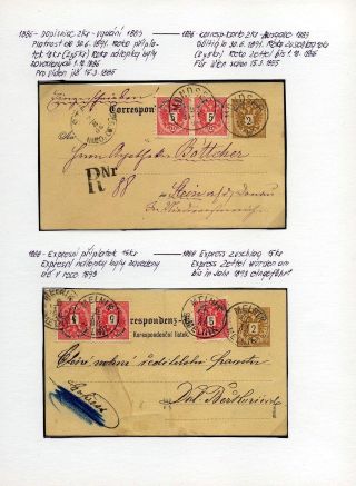 AUSTRIA: POSTAL STATIONERY 1867-1918 – sheet 73