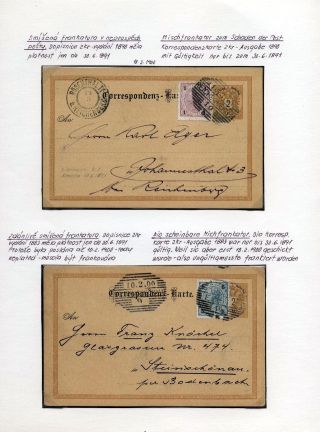 AUSTRIA: POSTAL STATIONERY 1867-1918 – sheet 77