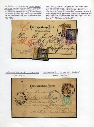 AUSTRIA: POSTAL STATIONERY 1867-1918 – sheet 78