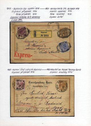 AUSTRIA: POSTAL STATIONERY 1867-1918 – sheet 81