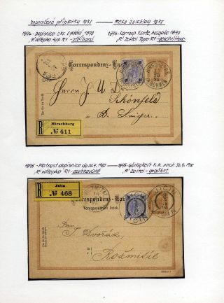 AUSTRIA: POSTAL STATIONERY 1867-1918 – sheet 89