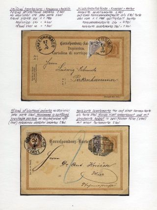 AUSTRIA: POSTAL STATIONERY 1867-1918 – sheet 90