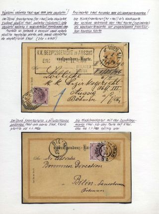 AUSTRIA: POSTAL STATIONERY 1867-1918 – sheet 91