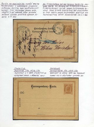 AUSTRIA: POSTAL STATIONERY 1867-1918 – sheet 92