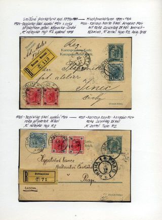 AUSTRIA: POSTAL STATIONERY 1867-1918 – sheet 96
