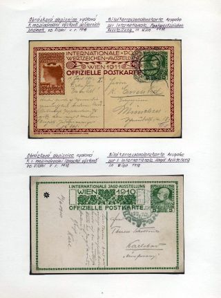 AUSTRIA: POSTAL STATIONERY 1867-1918 – sheet 105