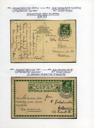 AUSTRIA: POSTAL STATIONERY 1867-1918 – sheet 107
