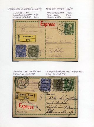 AUSTRIA: POSTAL STATIONERY 1867-1918 – sheet 114