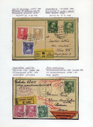 AUSTRIA: POSTAL STATIONERY 1867-1918 – sheet 115