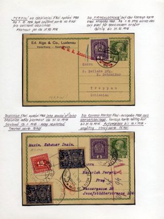 AUSTRIA: POSTAL STATIONERY 1867-1918 – sheet 118