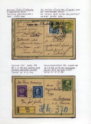 AUSTRIA: POSTAL STATIONERY 1867-1918 – sheet 119