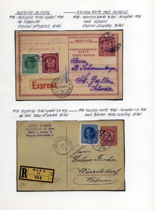 AUSTRIA: POSTAL STATIONERY 1867-1918 – sheet 128