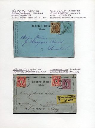 AUSTRIA: POSTAL STATIONERY 1867-1918 – sheet 130