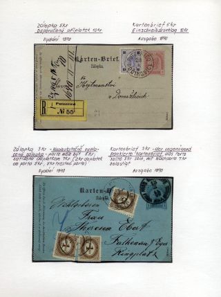 AUSTRIA: POSTAL STATIONERY 1867-1918 – sheet 131