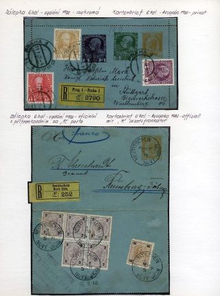AUSTRIA: POSTAL STATIONERY 1867-1918 – sheet 132