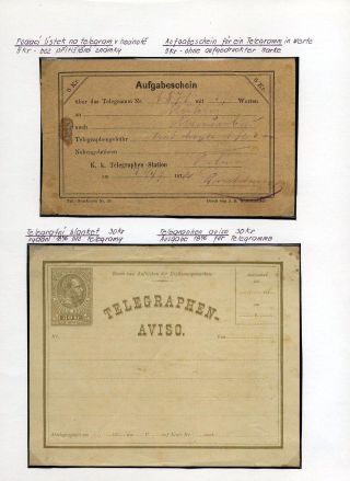 AUSTRIA: POSTAL STATIONERY 1867-1918 – sheet 139