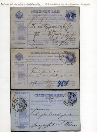 AUSTRIA: POSTAL STATIONERY 1867-1918 – sheet 149