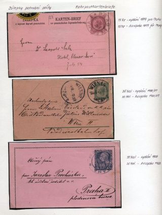 AUSTRIA: POSTAL STATIONERY 1867-1918 – sheet 153