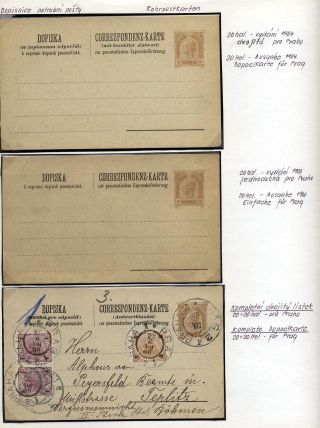 AUSTRIA: POSTAL STATIONERY 1867-1918 – sheet 154