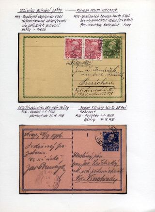 AUSTRIA: POSTAL STATIONERY 1867-1918 – sheet 155