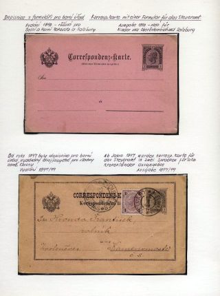 AUSTRIA: POSTAL STATIONERY 1867-1918 – sheet 158