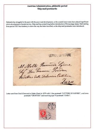 DALMAZIEN: POSTGESCHICHTE 1806-1960 – Blatt 24