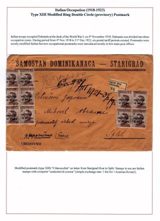 DALMAZIEN: POSTGESCHICHTE 1806-1960 – Blatt 31
