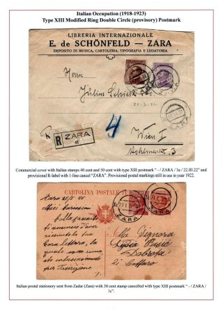 DALMAZIEN: POSTGESCHICHTE 1806-1960 – Blatt 32