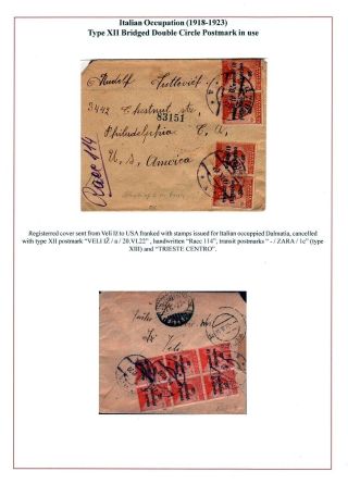 DALMAZIEN: POSTGESCHICHTE 1806-1960 – Blatt 35