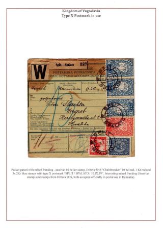 DALMAZIEN: POSTGESCHICHTE 1806-1960 – Blatt 40