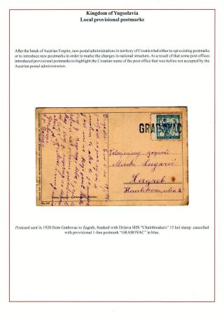 DALMAZIEN: POSTGESCHICHTE 1806-1960 – Blatt 41