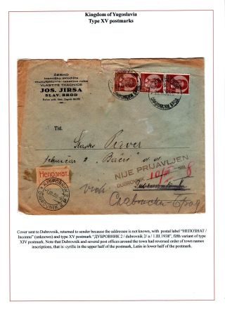 DALMAZIEN: POSTGESCHICHTE 1806-1960 – Blatt 48
