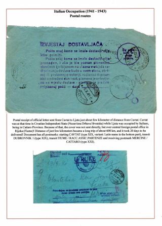 DALMAZIEN: POSTGESCHICHTE 1806-1960 – Blatt 61