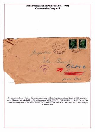 DALMAZIEN: POSTGESCHICHTE 1806-1960 – Blatt 62