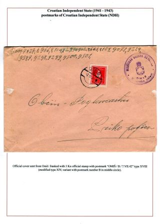 DALMAZIEN: POSTGESCHICHTE 1806-1960 – Blatt 64