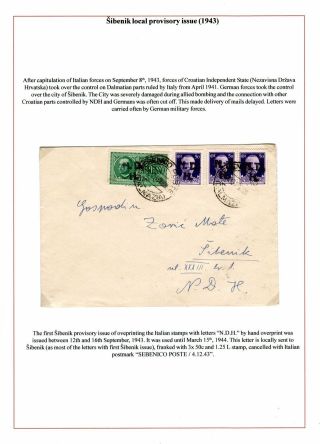 DALMAZIEN: POSTGESCHICHTE 1806-1960 – Blatt 65