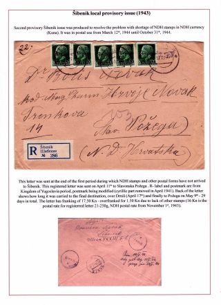 DALMAZIEN: POSTGESCHICHTE 1806-1960 – Blatt 66