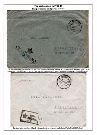 DALMAZIEN: POSTGESCHICHTE 1806-1960 – Blatt 68